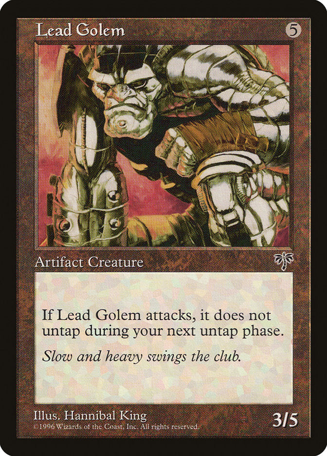 Lead Golem [Mirage] | Gate City Games LLC
