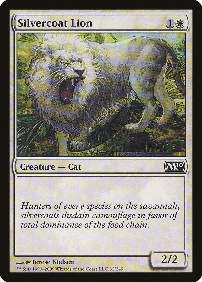 Silvercoat Lion [Magic 2010] | Gate City Games LLC