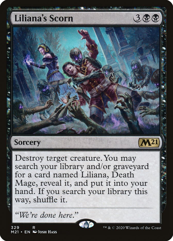 Liliana's Scorn [Core Set 2021] | Gate City Games LLC