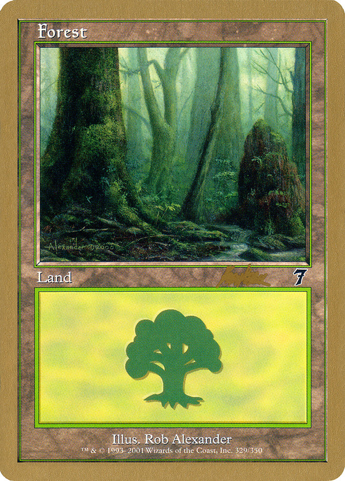 Forest (329) (Brian Kibler) [World Championship Decks 2002] | Gate City Games LLC