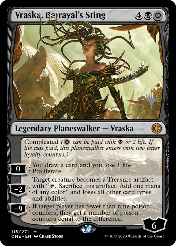 Vraska, Betrayal's Sting (Promo Pack) [Phyrexia: All Will Be One Promos] | Gate City Games LLC