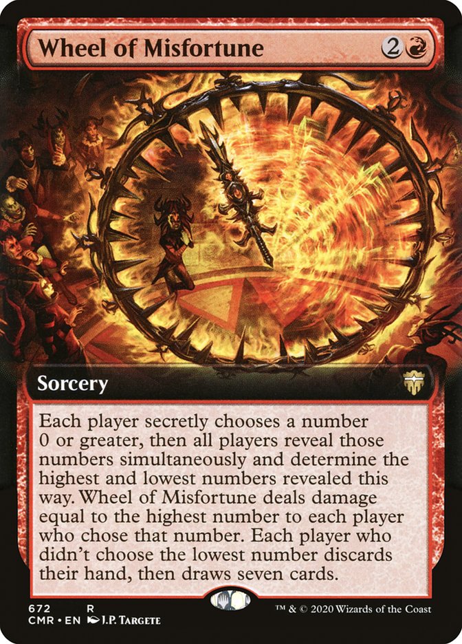 Wheel of Misfortune (Extended Art) [Commander Legends] | Gate City Games LLC