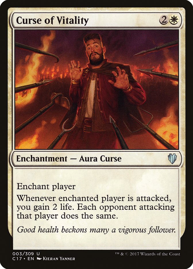 Curse of Vitality [Commander 2017] | Gate City Games LLC