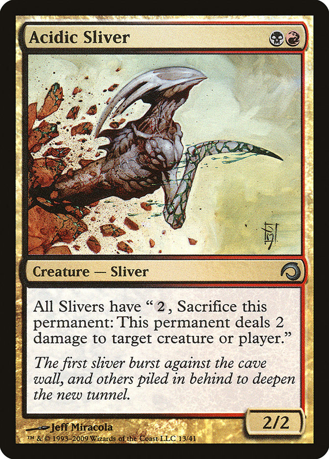 Acidic Sliver [Premium Deck Series: Slivers] | Gate City Games LLC