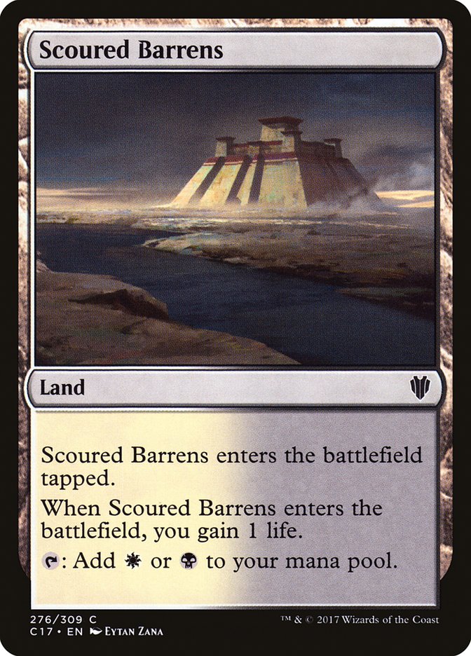 Scoured Barrens [Commander 2017] | Gate City Games LLC