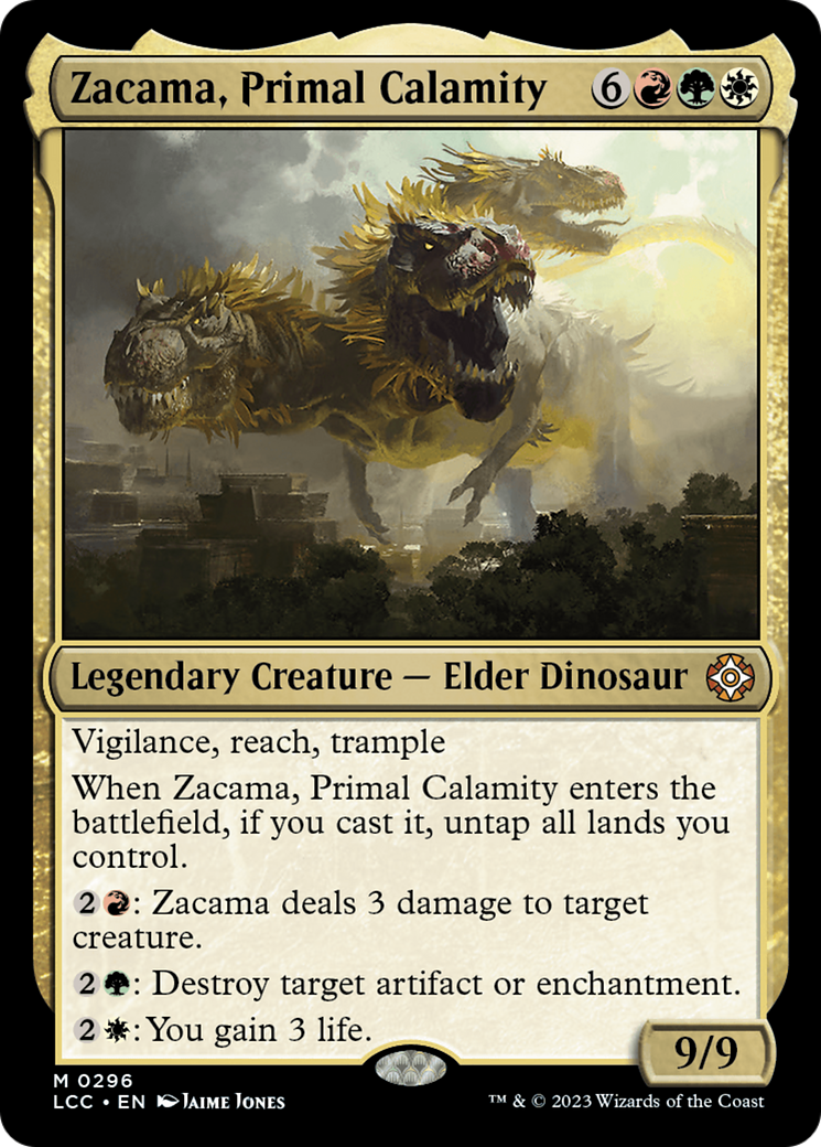 Zacama, Primal Calamity [The Lost Caverns of Ixalan Commander] | Gate City Games LLC