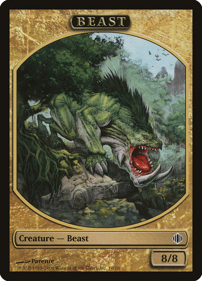 Beast Token [Shards of Alara Tokens] | Gate City Games LLC