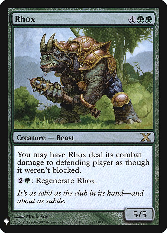 Rhox [Mystery Booster] | Gate City Games LLC