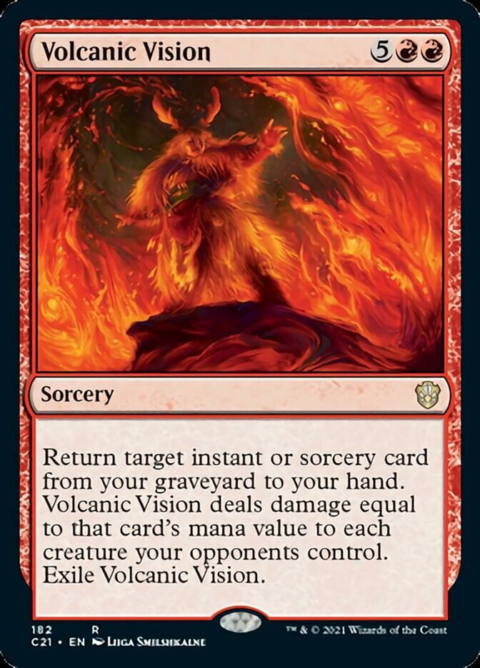 Volcanic Vision [Commander 2021] | Gate City Games LLC