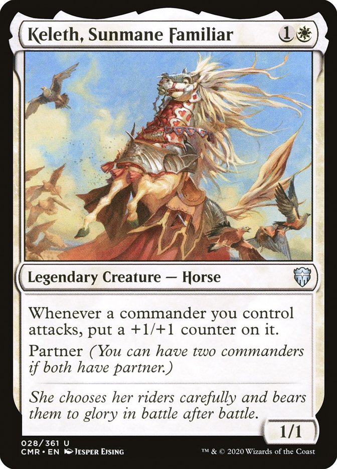 Keleth, Sunmane Familiar [Commander Legends] | Gate City Games LLC