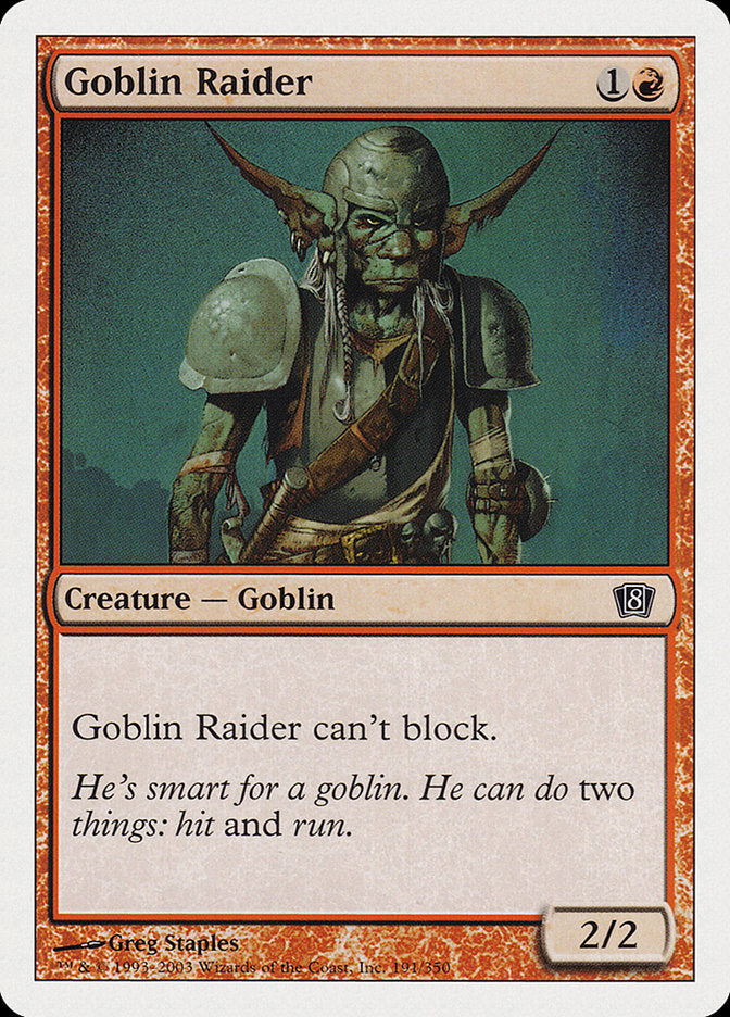Goblin Raider [Eighth Edition] | Gate City Games LLC