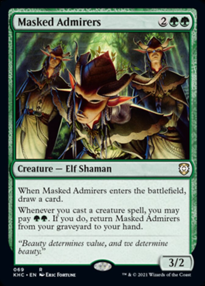 Masked Admirers [Kaldheim Commander] | Gate City Games LLC