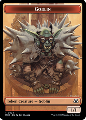 Goblin // Eldrazi Double-Sided Token [March of the Machine Commander Tokens] | Gate City Games LLC