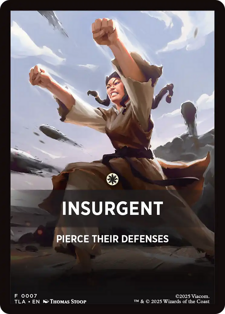 Insurgent Theme Card [Avatar: The Last Airbender Tokens] | Gate City Games LLC