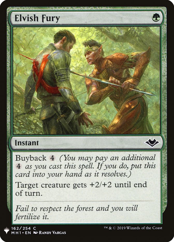 Elvish Fury [Mystery Booster] | Gate City Games LLC