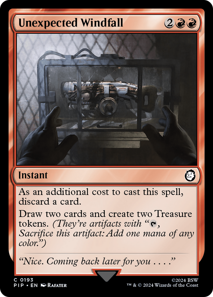 Unexpected Windfall [Fallout] | Gate City Games LLC
