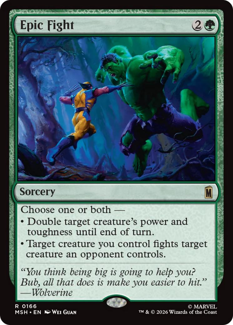Epic Fight [Marvel Super Heroes] | Gate City Games LLC
