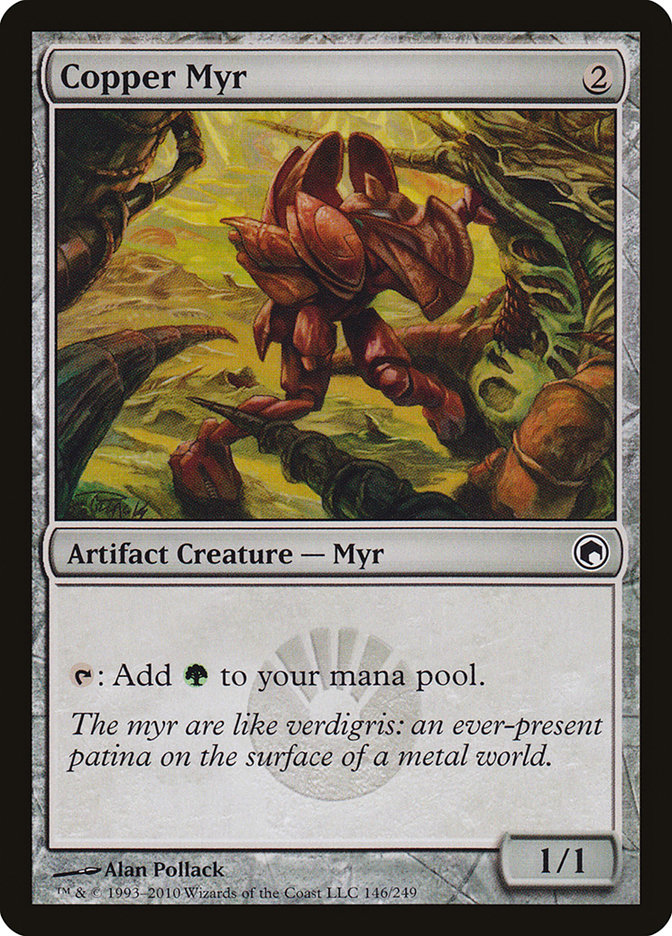 Copper Myr [Scars of Mirrodin] | Gate City Games LLC