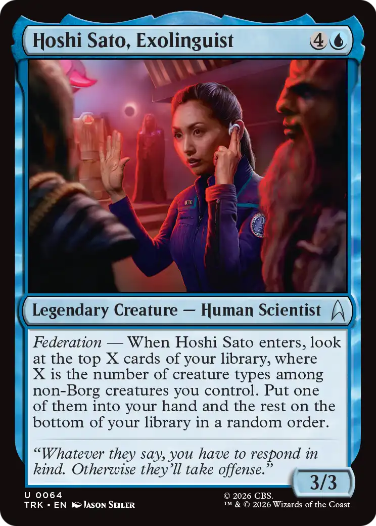 Hoshi Sato, Exolinguist [Star Trek] | Gate City Games LLC