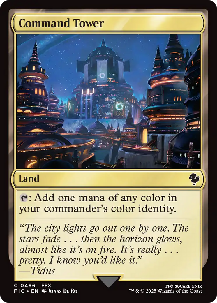 Command Tower (0486) [FINAL FANTASY Commander] | Gate City Games LLC