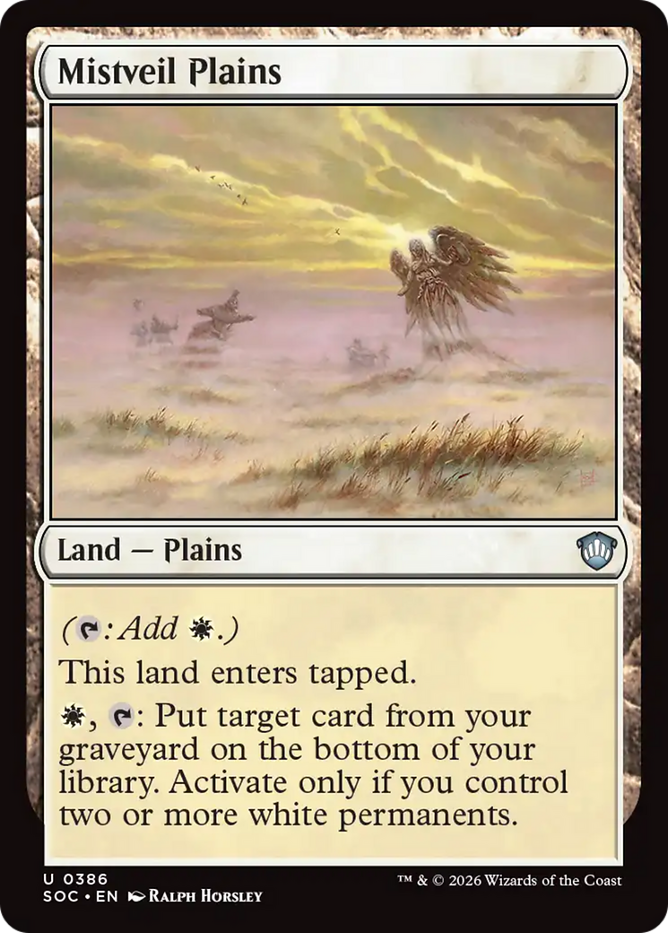 Mistveil Plains [Secrets of Strixhaven Commander] | Gate City Games LLC