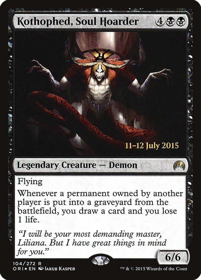 Kothophed, Soul Hoarder [Magic Origins Prerelease Promos] | Gate City Games LLC