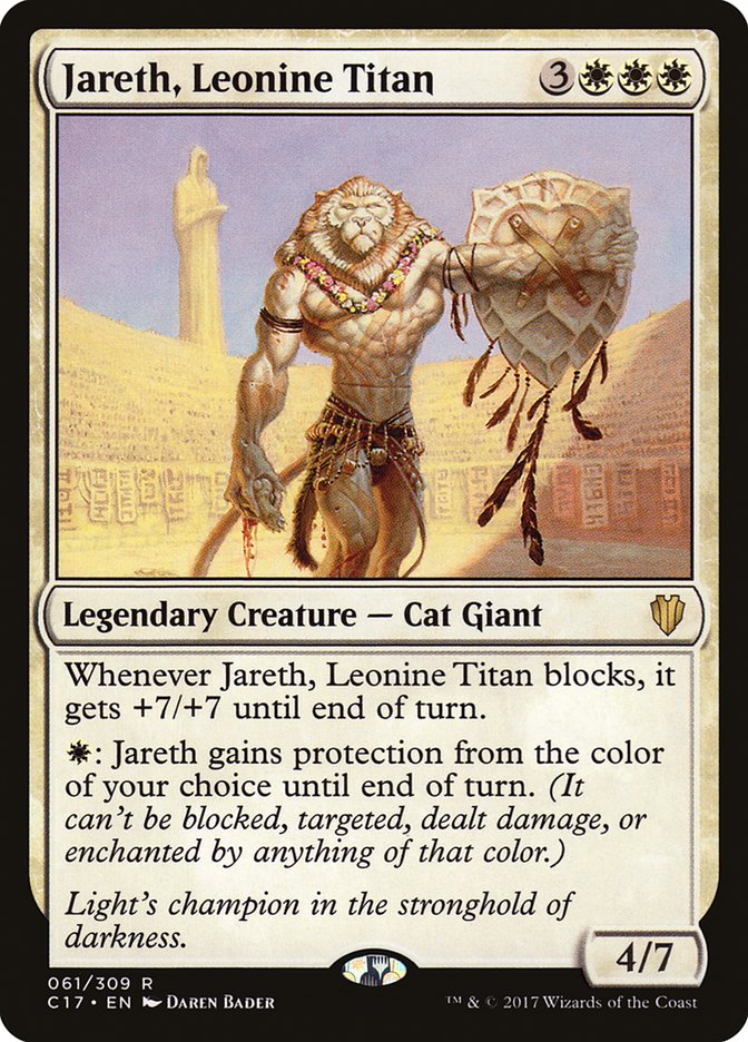 Jareth, Leonine Titan [Commander 2017] | Gate City Games LLC