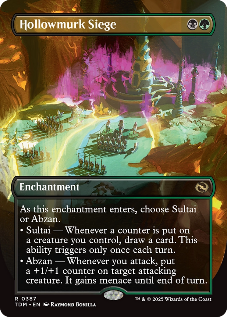 Hollowmurk Siege (Borderless) [Tarkir: Dragonstorm] | Gate City Games LLC
