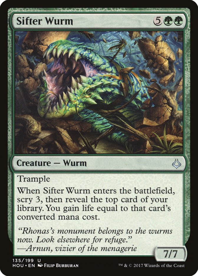 Sifter Wurm [Hour of Devastation] | Gate City Games LLC