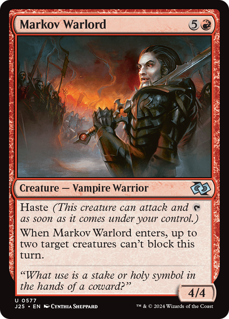 Markov Warlord [Foundations Jumpstart] | Gate City Games LLC