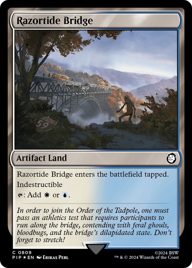 Razortide Bridge (Surge Foil) [Fallout] | Gate City Games LLC
