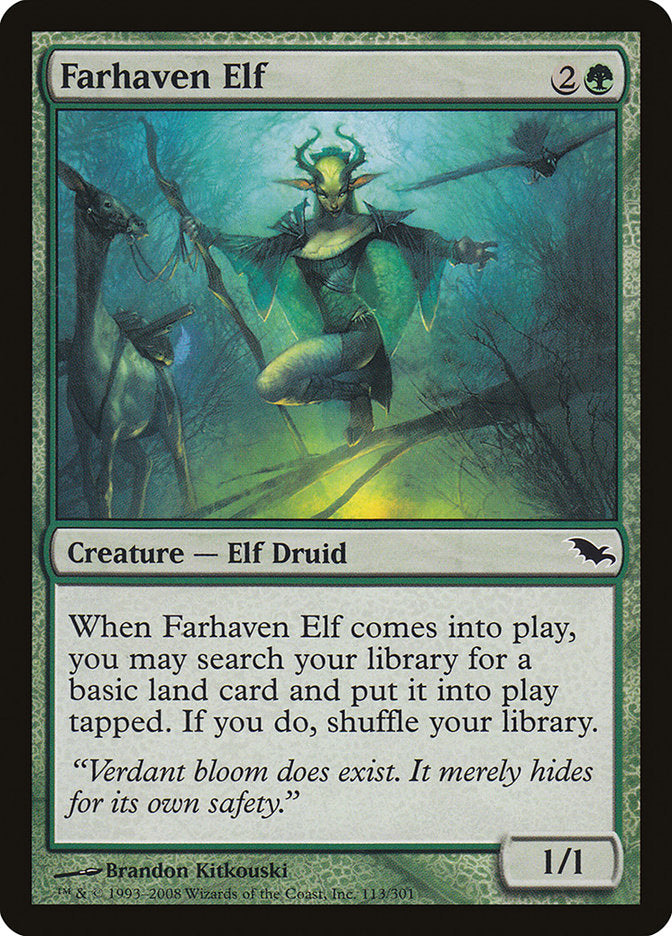 Farhaven Elf [Shadowmoor] | Gate City Games LLC