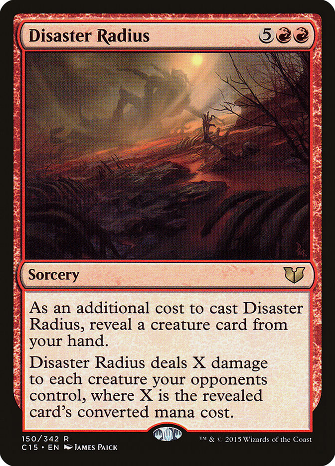 Disaster Radius [Commander 2015] | Gate City Games LLC