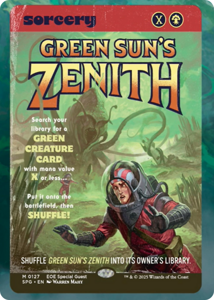 Green Sun's Zenith (Showcase) [Edge of Eternities Special Guests] | Gate City Games LLC