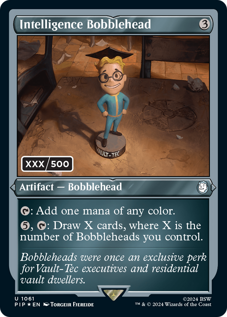 Intelligence Bobblehead (Serialized) [Fallout] | Gate City Games LLC