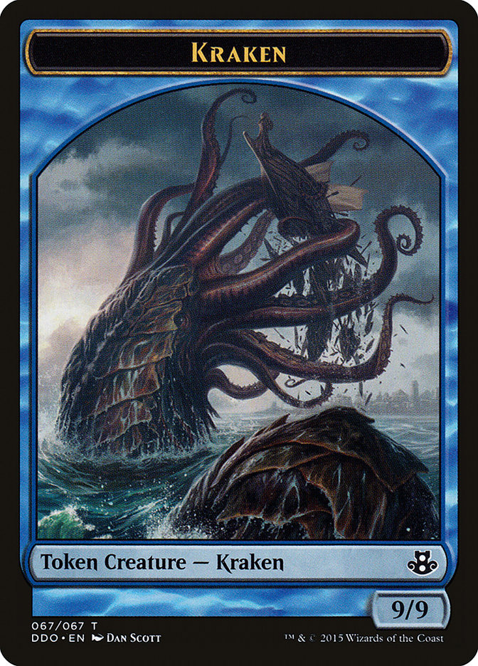 Kraken Token [Duel Decks: Elspeth vs. Kiora] | Gate City Games LLC