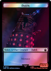 Dalek // Alien Salamander Double-Sided Token (Surge Foil) [Doctor Who Tokens] | Gate City Games LLC