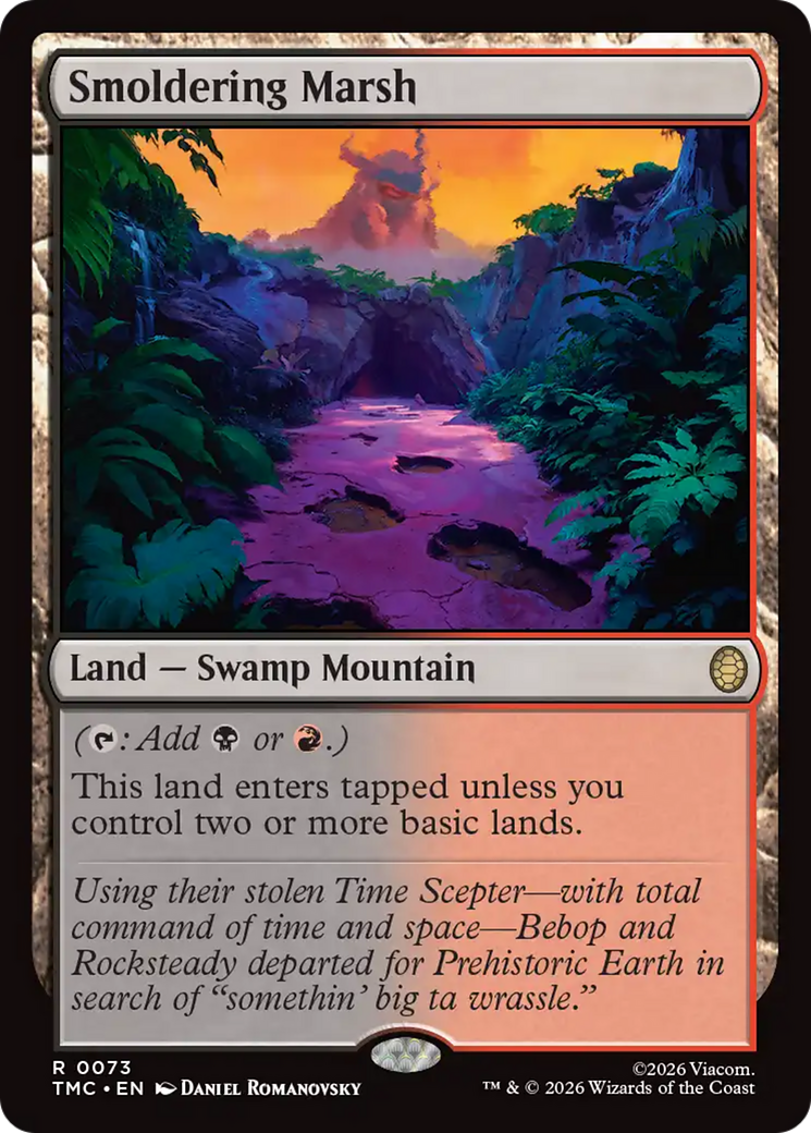 Smoldering Marsh [Teenage Mutant Ninja Turtles Commander] | Gate City Games LLC