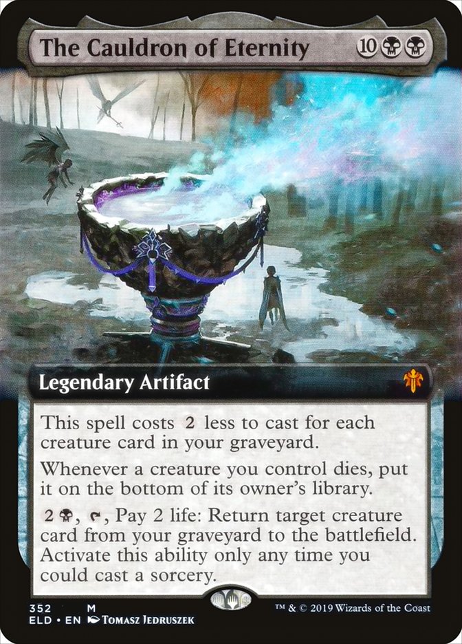 The Cauldron of Eternity (Extended Art) [Throne of Eldraine] | Gate City Games LLC