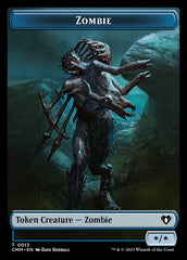 Human Soldier // Zombie (0013) Double-Sided Token [Commander Masters Tokens] | Gate City Games LLC