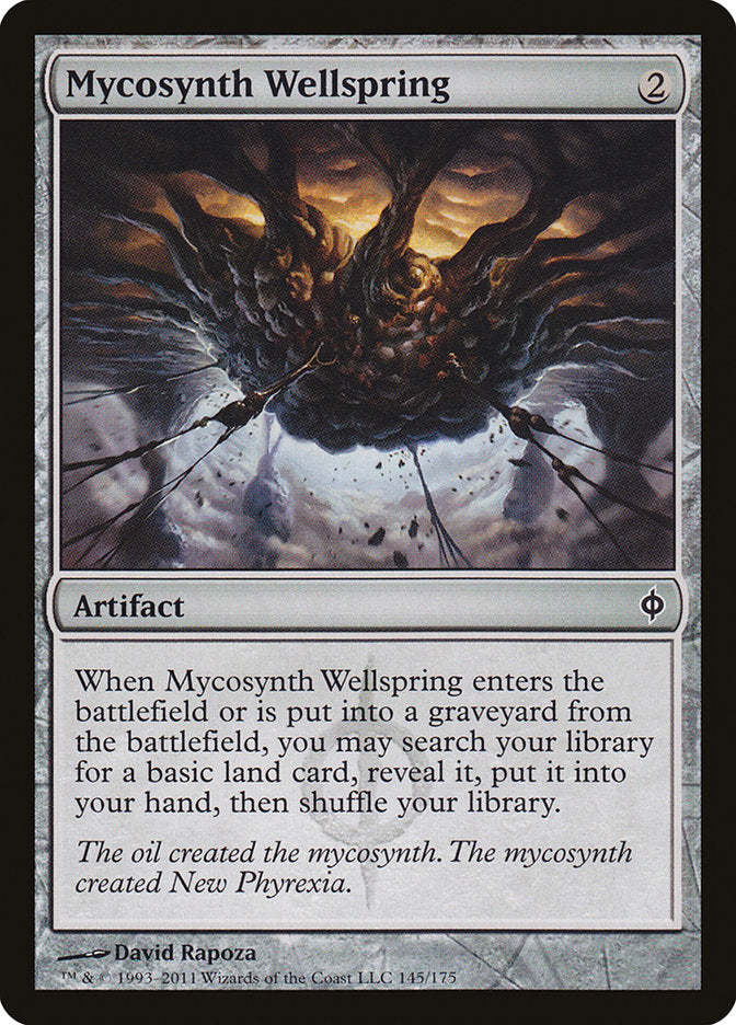 Mycosynth Wellspring [New Phyrexia] | Gate City Games LLC