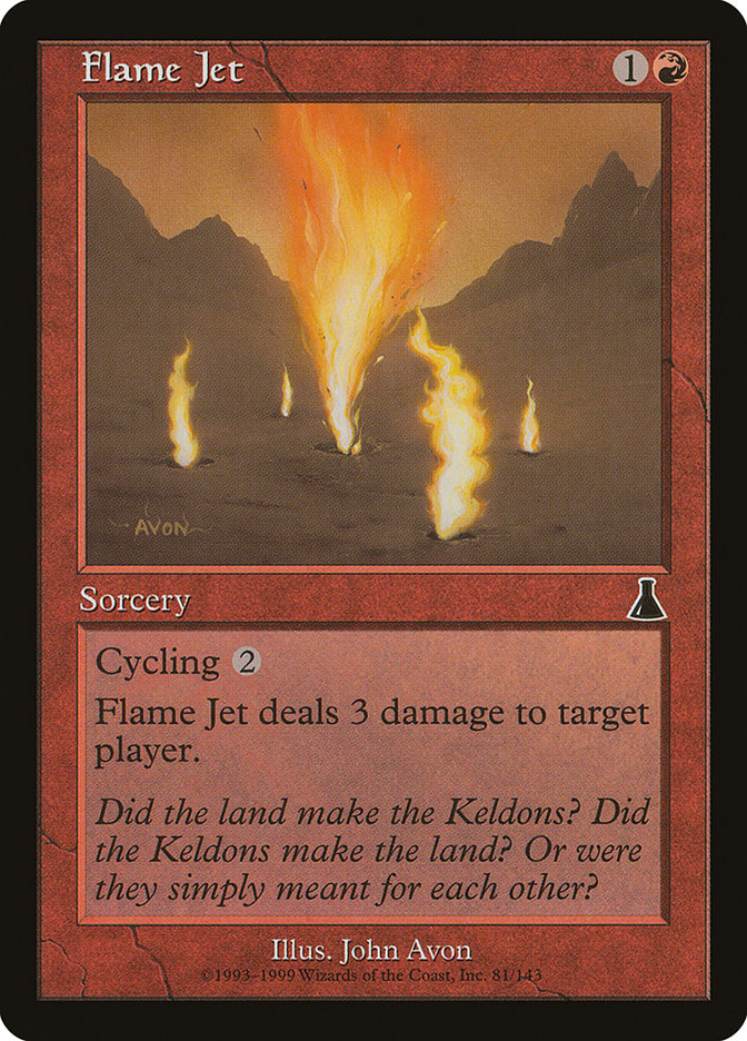 Flame Jet [Urza's Destiny] | Gate City Games LLC