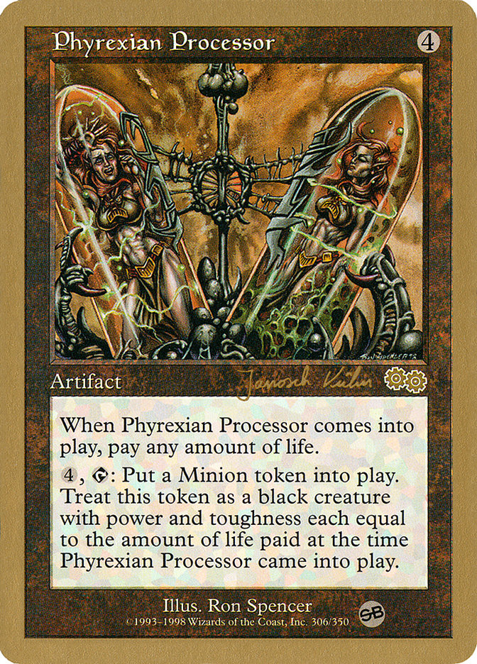Phyrexian Processor (Janosch Kuhn) (SB) [World Championship Decks 2000] | Gate City Games LLC