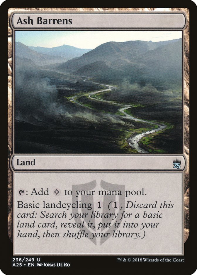 Ash Barrens [Masters 25] | Gate City Games LLC