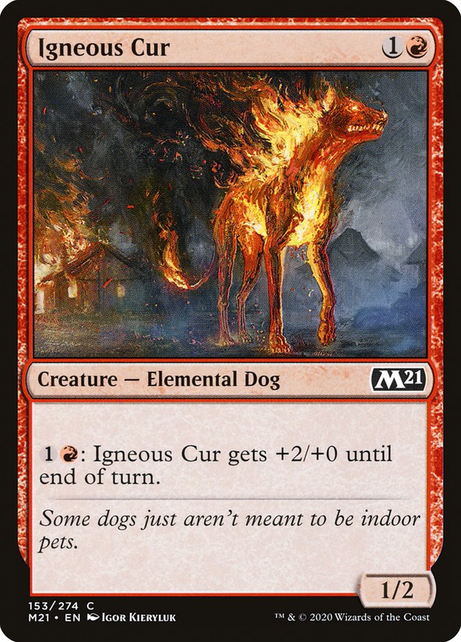 Igneous Cur [Core Set 2021] | Gate City Games LLC