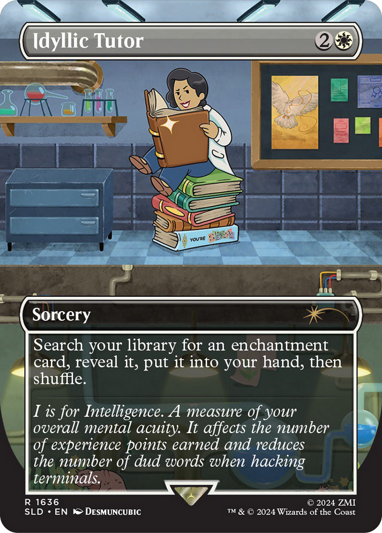 Idyllic Tutor (1636) (Rainbow Foil) [Secret Lair Drop Series] | Gate City Games LLC