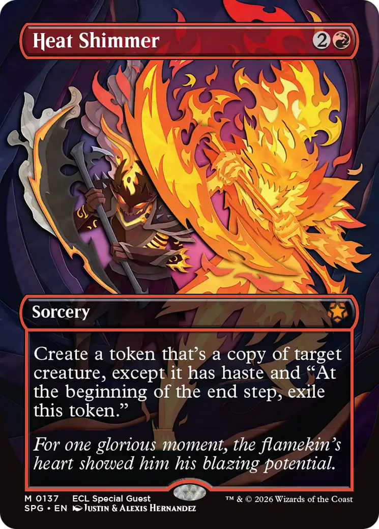 Heat Shimmer (Borderless) [Lorwyn Eclipsed Special Guests] | Gate City Games LLC