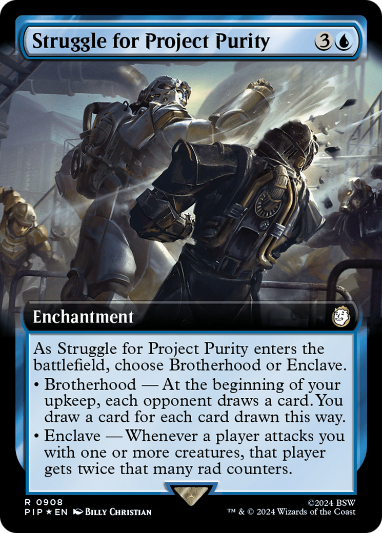 Struggle for Project Purity (Extended Art) (Surge Foil) [Fallout] | Gate City Games LLC