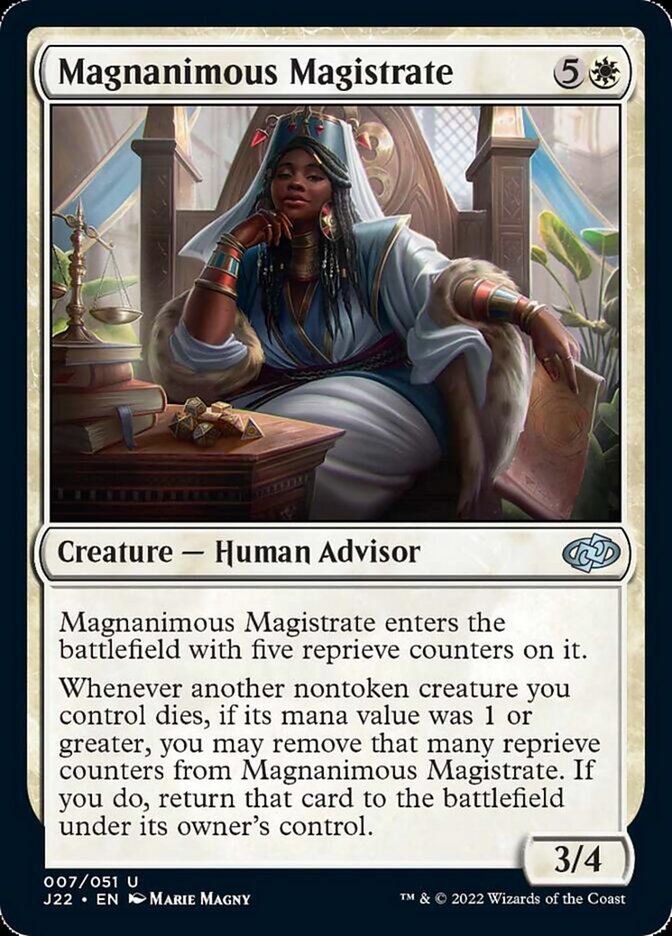 Magnanimous Magistrate [Jumpstart 2022] | Gate City Games LLC