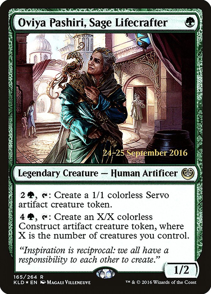 Oviya Pashiri, Sage Lifecrafter [Kaladesh Prerelease Promos] | Gate City Games LLC